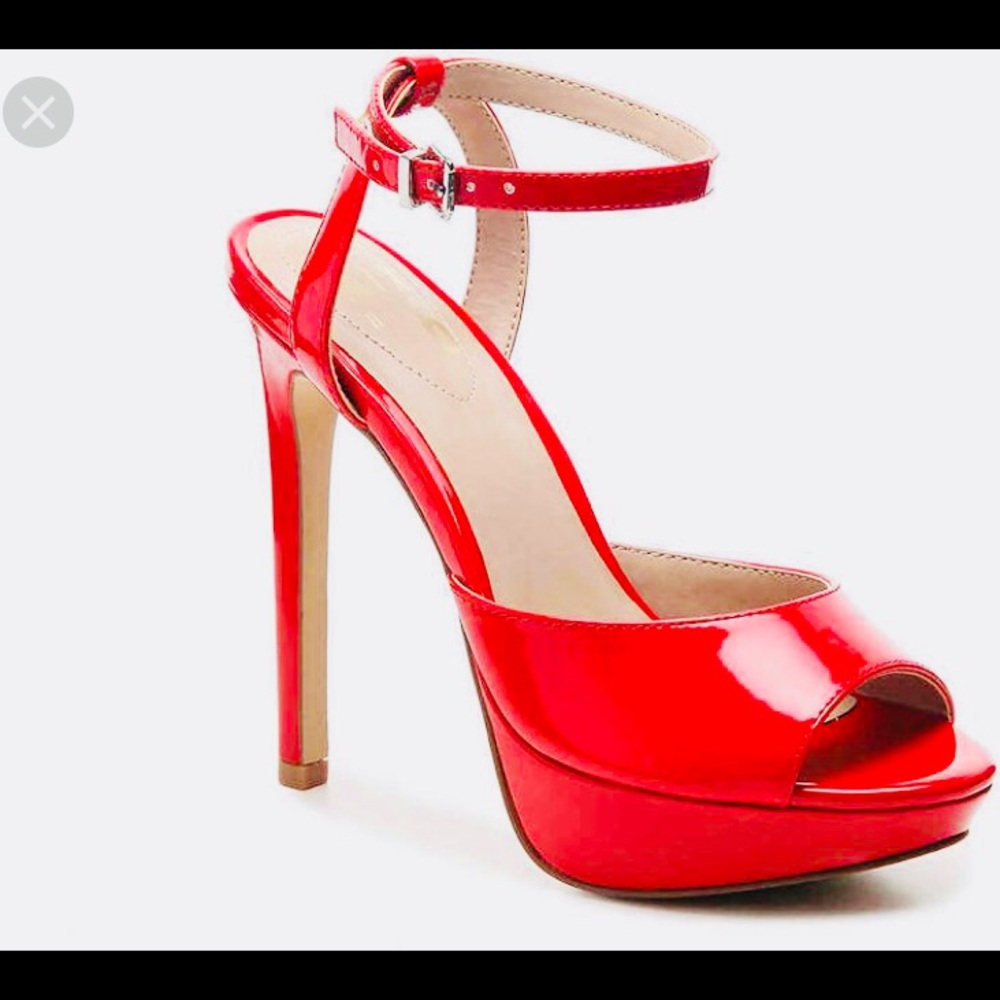 Mix No. 6 Sexy Red Storlie Platform Heels